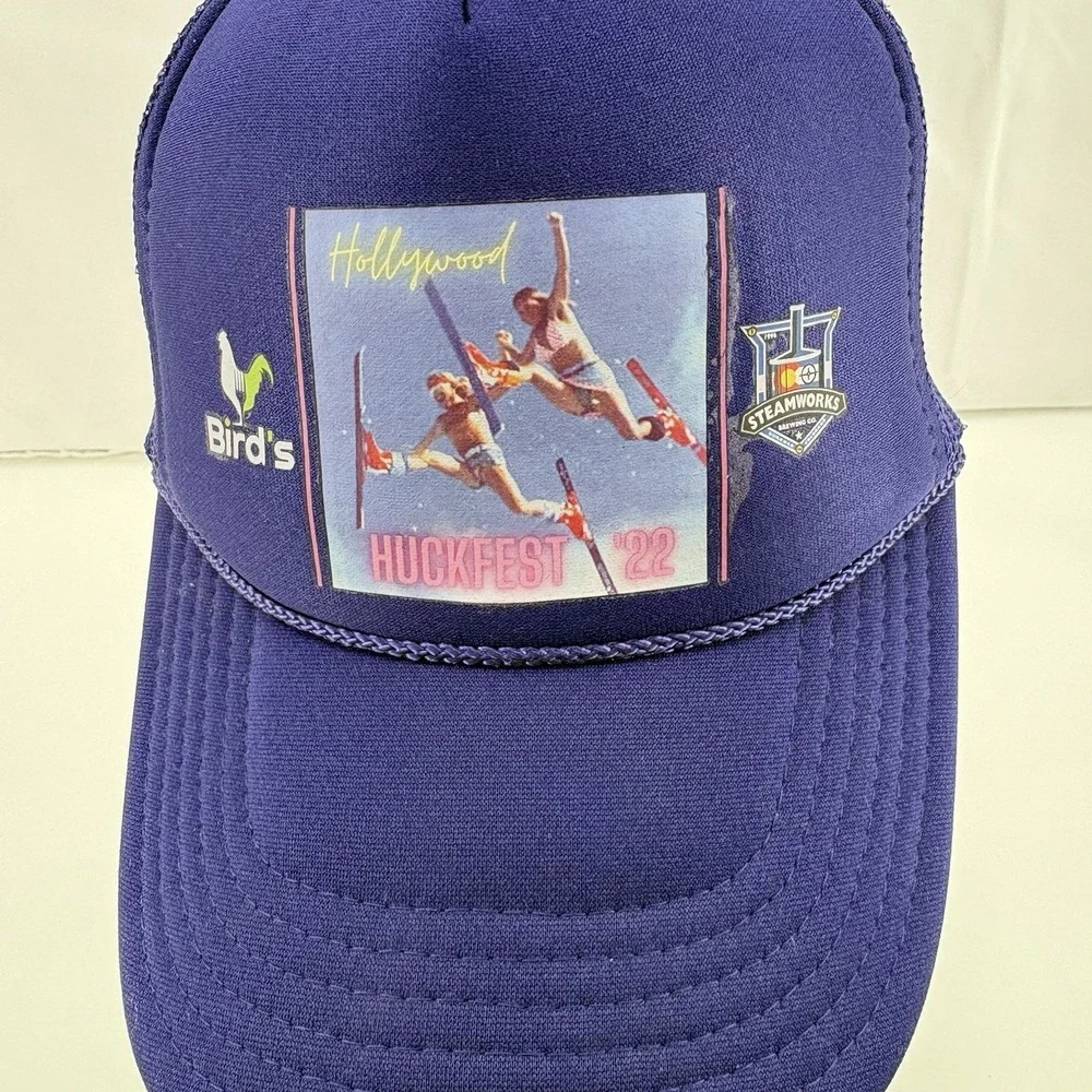 DTTO Hollywood Huckfest '22 Trucker Hat Purple‎ One Size